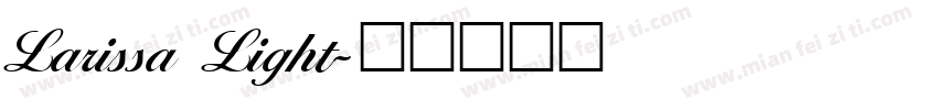 Larissa Light字体转换